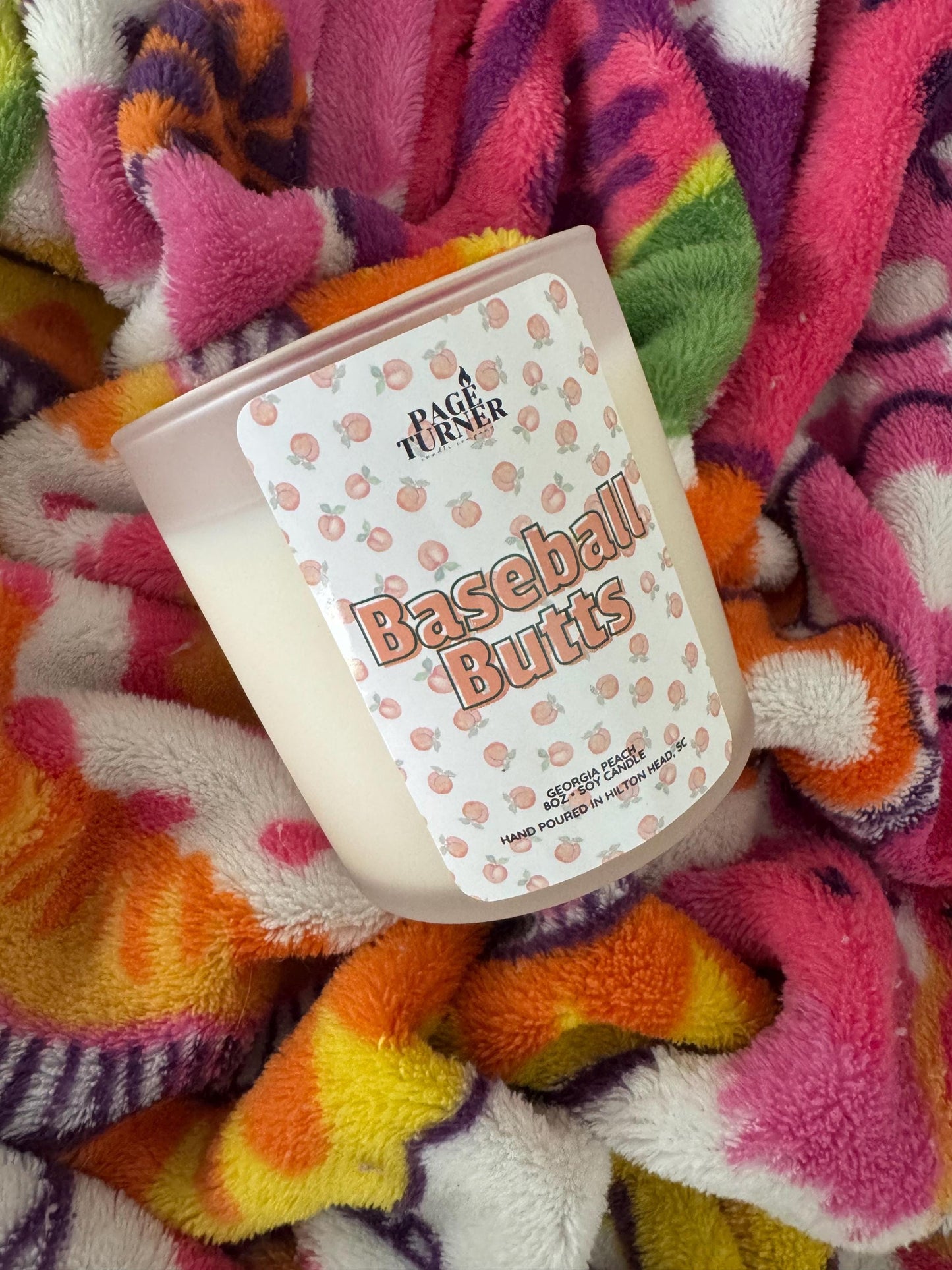 Baseball Butts Candle, Inspired by Book Boyfriends