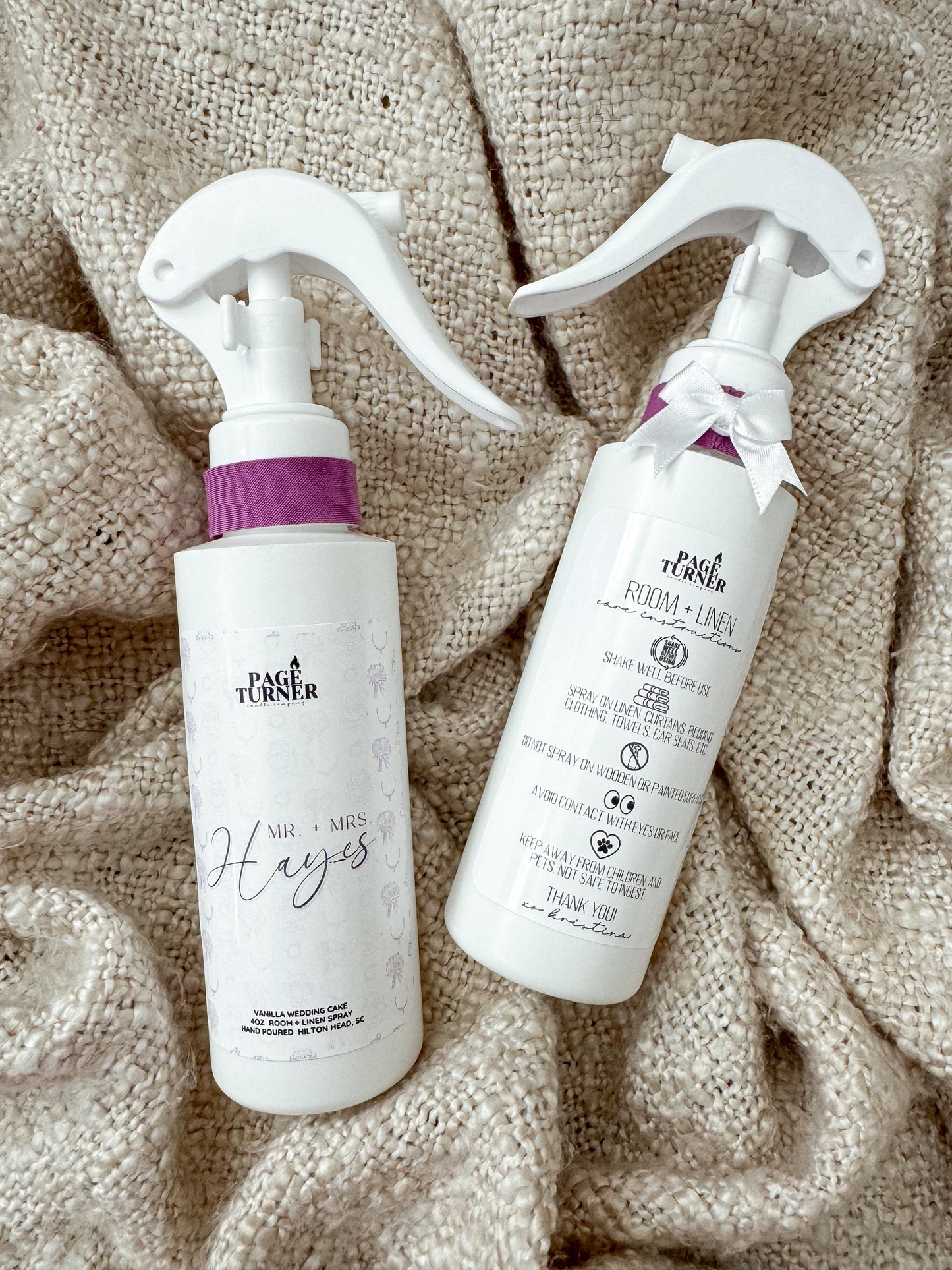 Mr. + Mrs. Hayes, Room + Linen Spray, Collab with C.L. Rose