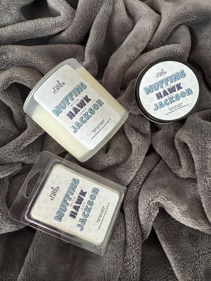 Muffins with Hawk and Jackson, Double Play Candle Collab, Daytona Fury Series by C.L. Rose