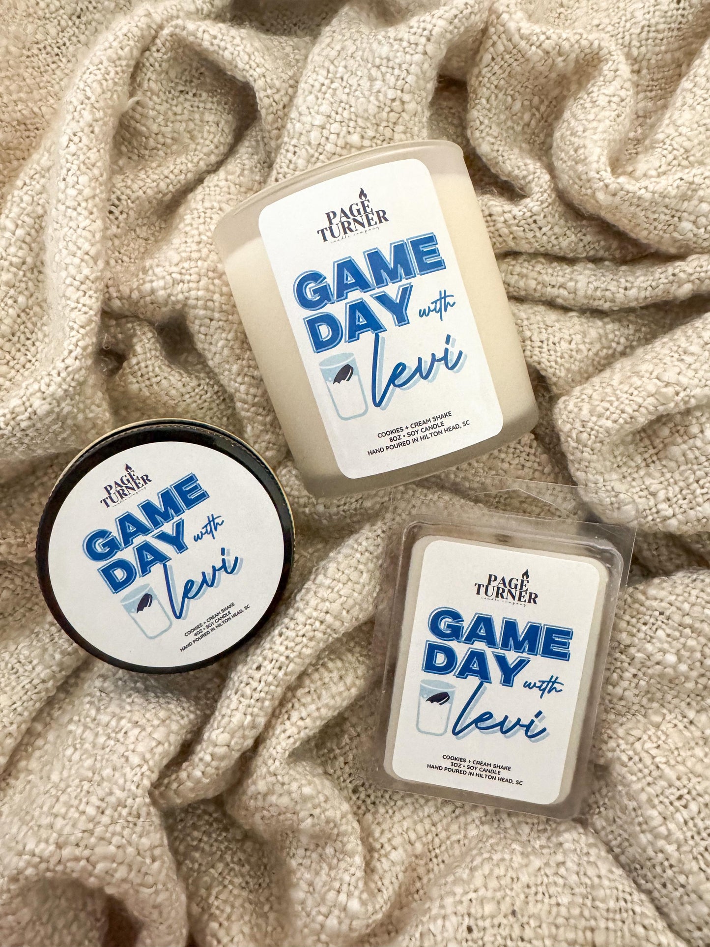 Levi Candle Collab, Nashville Thunderbirds Series by Lexi James
