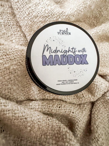 Midnights with Maddox, Renegades Candle Collab, Rock City Renegades Series by C.L. Rose