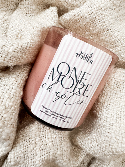 One More Chapter Candle