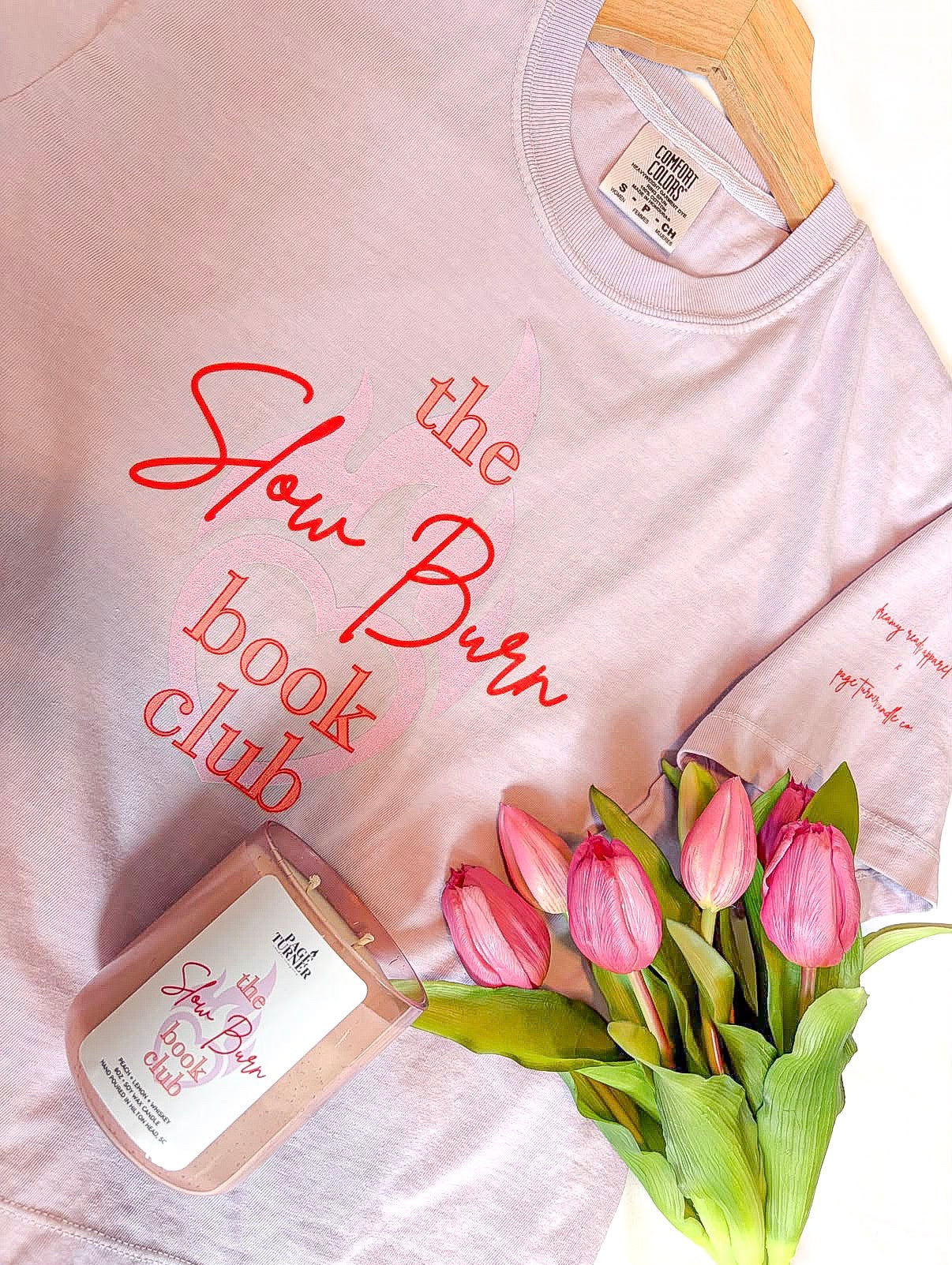 Slow Burn Book Club, Collab with Dreamy Reads Apparel