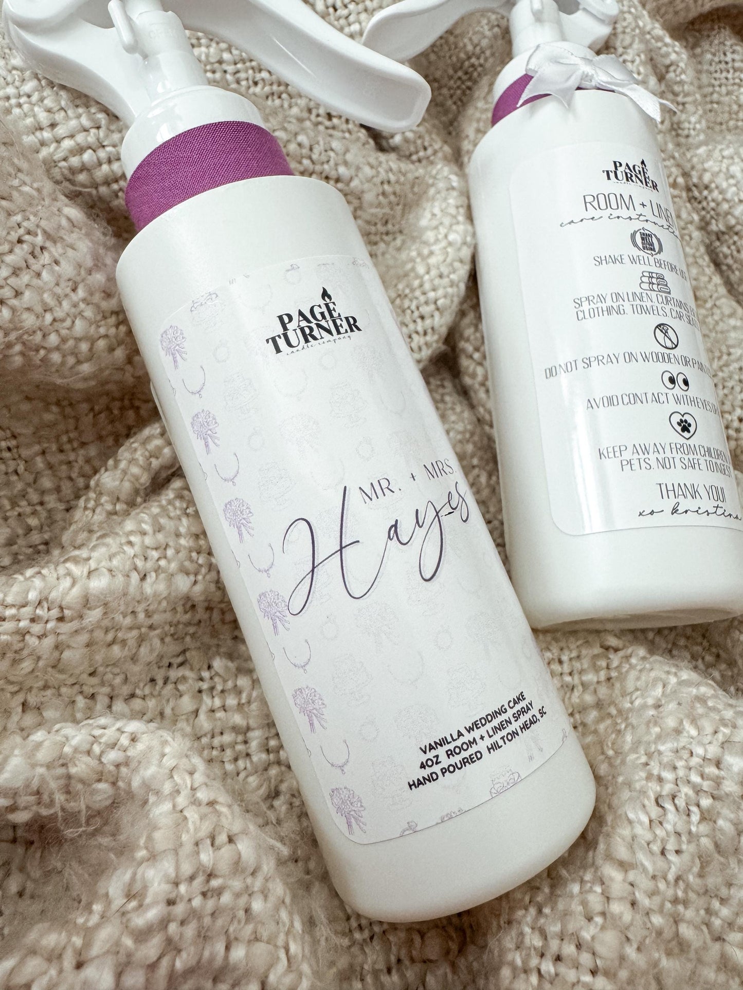 Mr. + Mrs. Hayes, Room + Linen Spray, Collab with C.L. Rose