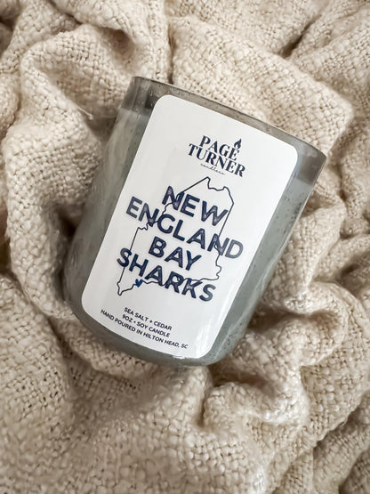 New England Bay Sharks, New England Bay Sharks Candle Collab, Series by Hannah Gray