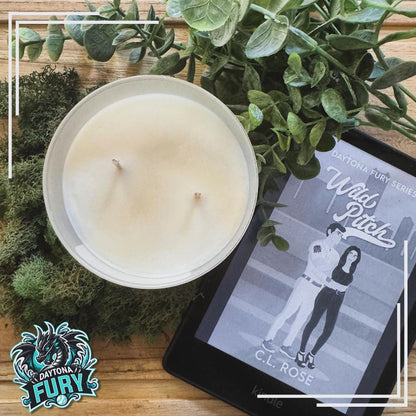 Wild Pitch Candle Collab, Daytona Fury Series by C.L. Rose