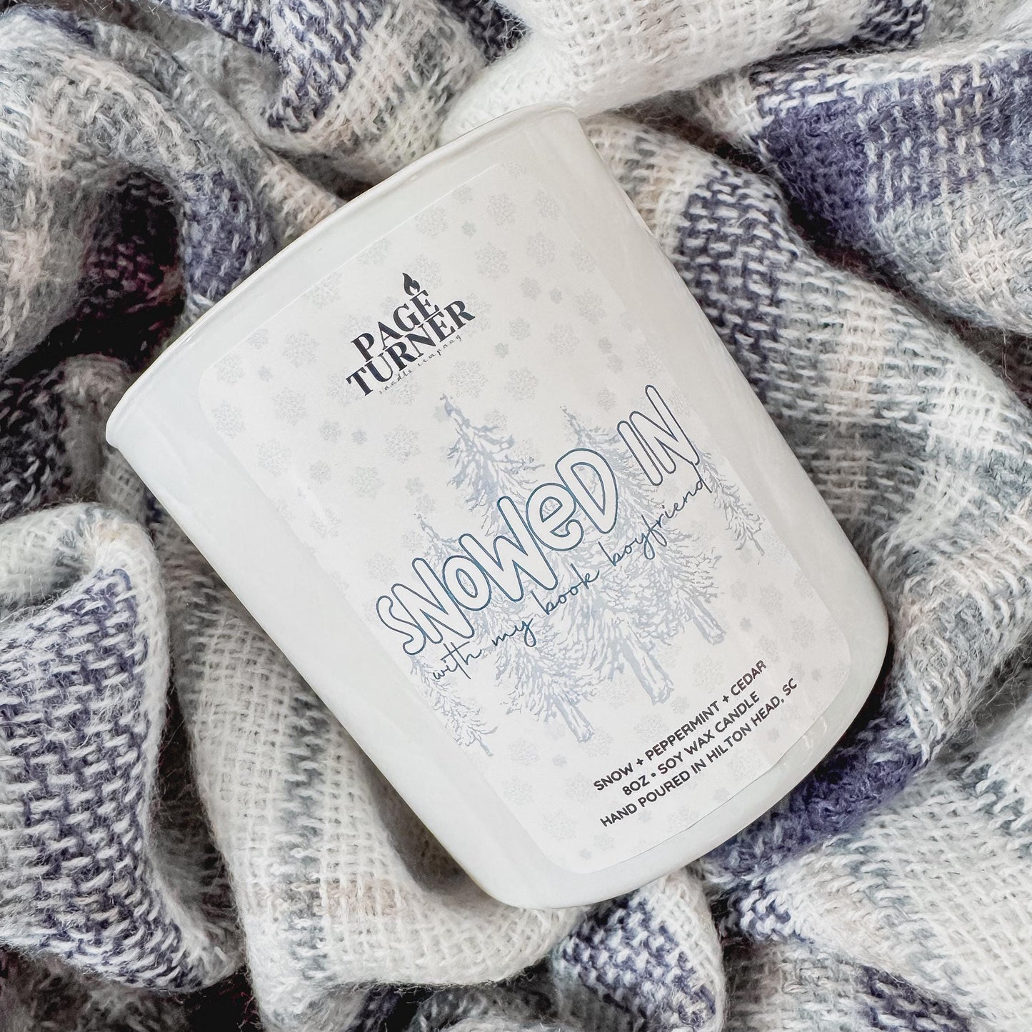 Snowed In With My Book Boyfriend, Snow Candle