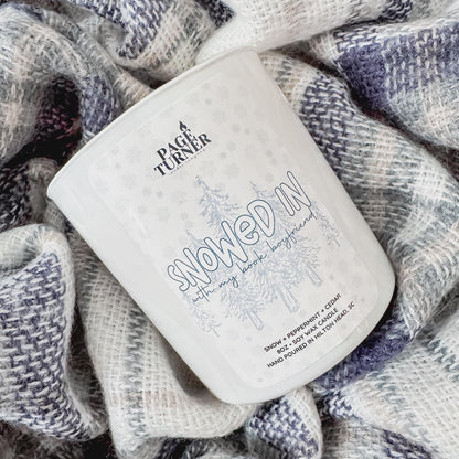 Snowed In With My Book Boyfriend, Snow Candle